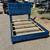 Blue queen upholstered bed frame 1 thumbnail