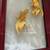 Risis Gold Fish Tableau 24k Chinese Asian Gold Plated Framed Glass A 18 thumbnail