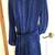 Long Blue Velvet ROBE in size L/XL 2 thumbnail