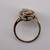 Synthetic Opal Lady's Stone & Diamond Ring 4 Diamonds 2 thumbnail
