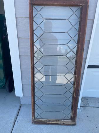 Vintage Leaded Glass Window 1