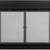 FREE Fireplace Glass Door, Black, glass/steel 1 thumbnail