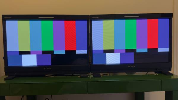 25" Sony Oled Monitors 1