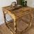 Vintage Tortoise Shell Bamboo/Wicker End Table/Nightstand/Plant Stand 1 thumbnail
