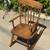 Vintage Oak Finish Child’s Rocking Chair 1 thumbnail