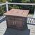 Fire table pit - great condition - propane tank included 2 thumbnail