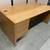 Used Desk - Single Drawer - Medium Oak Laminate 1 thumbnail