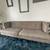 Long Grey Gray Mid Century Style Couch by cb2 1 thumbnail