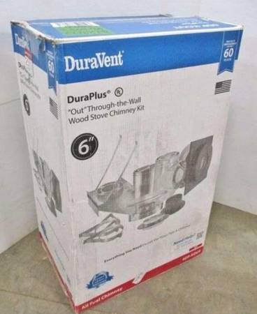 Duravent 6” thru the wall kit Brand New 1