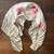 Vintage Coccinelle 100% Silk Scarf with Roses-Made in Italy 4 thumbnail
