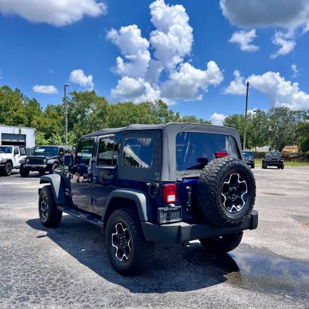 2013 Jeep Wrangler 4dr - 1-Owner/Auto/Pwr/100k Mi, We Finance, NO Fee! - $15,900 (Riverview, FL (just outside of Tampa - we have 100+ Jeeps))63443575457665122