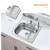 Glacier Bay 25 in. Drop-In Stainless Kitchen Sink / Faucet 4 thumbnail