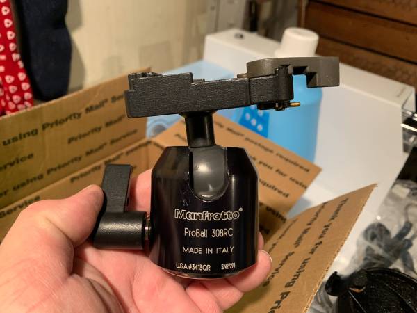 Manfrotto ProBall 308RC Tilt Ball Tripod Head 1