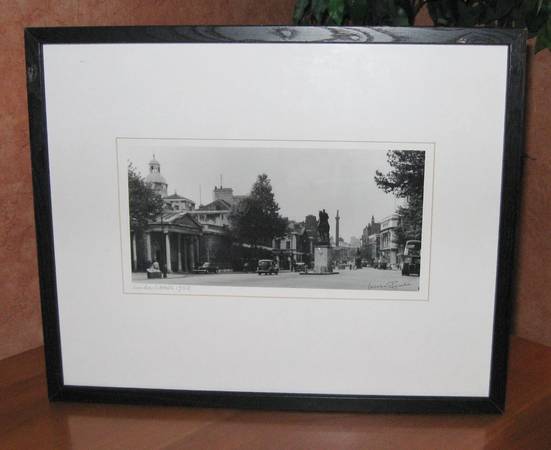 Vintage 1950s London Mall Black & White Photo Art Christa 1