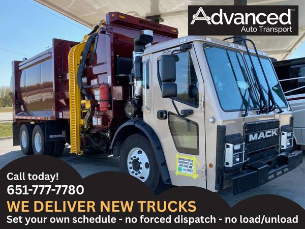 Deliver Right-Hand-Drive Garbage Trucks - No Load - Enjoy the Road! 1