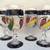 HAND PAINTED MEXICAN STYLE GLASSWARE 5 thumbnail