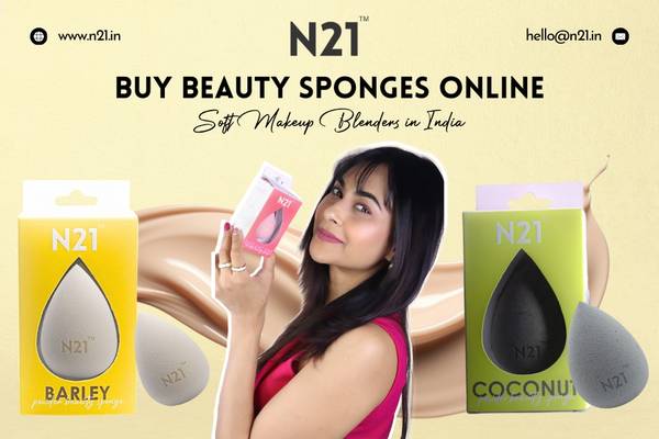 Buy Beauty Sponges Online — Soft Makeup Blenders in India | N21 1