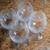 Set of 4 heavy 24% lead Atlantis wine glasses, vintage '80s 1 thumbnail