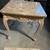 Solid wood/marble side table 1 thumbnail