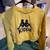 Kappa Yellow Cropped Sweatshirt 4 thumbnail