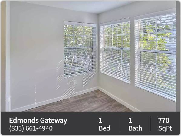 $2,137 / 1br - 770ft2 - Discover the best of garden-style living! Now renting! (Edmonds - Edmonds Waterfront Center)63688586329219121