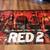 RED 2 MOVIE BANNER  SIZE 10’ X 4’ 10 FEET LONG 4 FEET WIDE  MATERIAL V 8 thumbnail