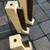 Brutalist? Fratelli Mannelli? modernist candle holders B32 10 thumbnail