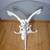Vintage Woodard Trianon Table Hollywood Regency Cast Aluminum 3 thumbnail