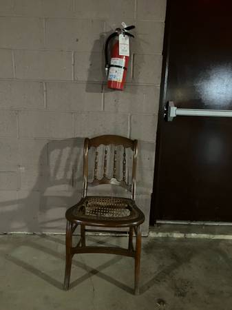 Sturdy little vintage chair needs re-caning 1