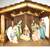 CHRISTMAS NATIVITY STABLE -- BRAND NEW! 3 thumbnail