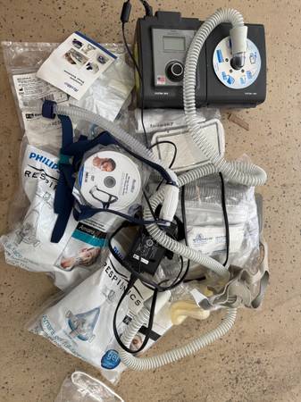 CPAP machine with new accessories 1
