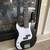 Left handed Bass Guitar Brand new BK strap cable cord extra string 4 thumbnail