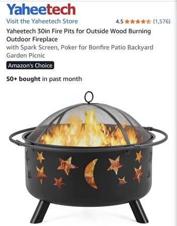 Iron Fire Pit & Cover 1