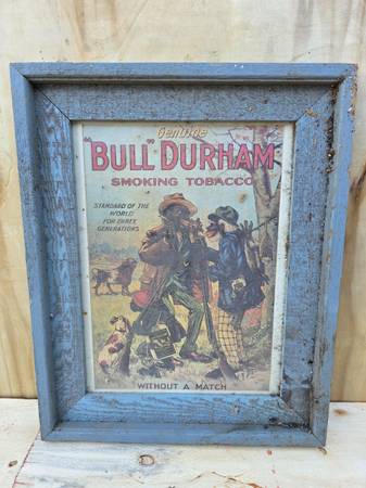 Framed Bull Durham Advertisement - $40 1