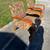 2- 1992 La Z Boy Oak Fabric Accent Arm Chairs 7 thumbnail