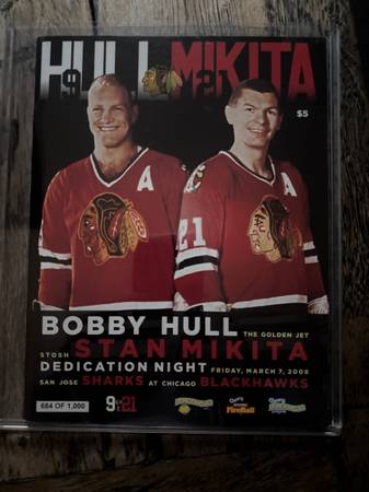 Chicago Blackhawks dedication night programs and magazines 1