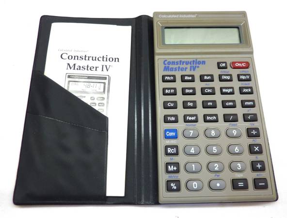 Calculated Industries Construction Master IV 1