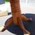 Round wood table with claw-foot pedestal 2 thumbnail