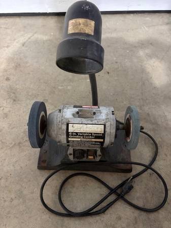 CRAFTSMAN 6" VARIABLE SPEED GRINDER 120V 1