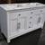 60" Double Sink Vanity Farmhouse White Bathroom Cabinet -G2337 2 thumbnail