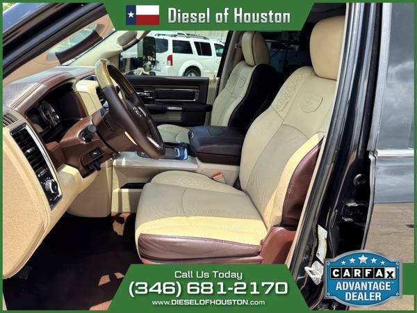 2018 DODGE RAM 3500 LARAMIE LONGHORN 4X4 6.7L CUMMINS DIESEL DRW DUALL - $34,995 (DIESEL OF HOUSTON)63621119864707124