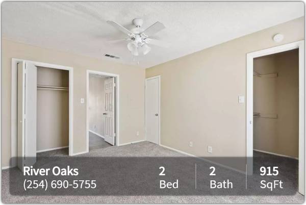 $1,244 / 2br - 915ft2 - Wonderful 915 sqft, 2 bed, 2 bath floorplan in Kileen (Kileen - Conder Park)63806836566531121