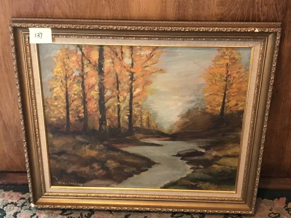 Oil Painting – Autumn Landscape by Helen Sweitzer 1