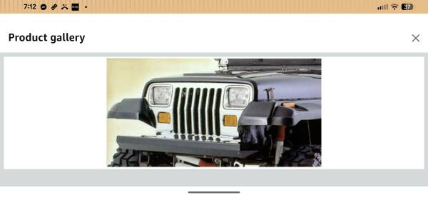 Rugged front bumper for Jeep CJ and wranglers.   Save over 50% 1