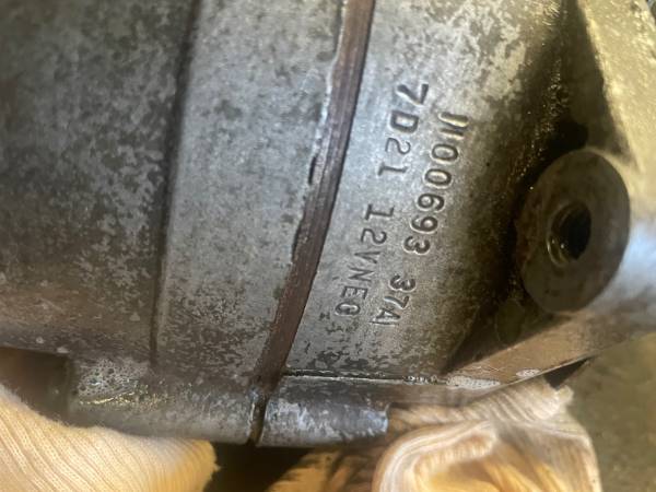 GM alternator dated 1967 1