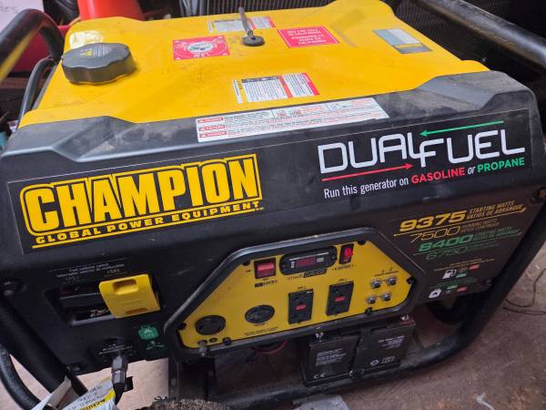 Champion generator 1