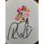 Handmade Finished Embroidery - Woman with Floral Crown 4 thumbnail