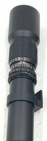 Opteka 500mm lens with 67mm thread, tripod mount, screw lens mount 1