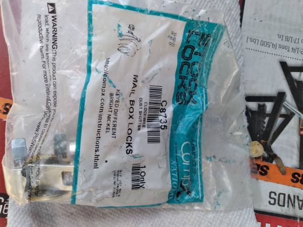 mail box lock- compx 1