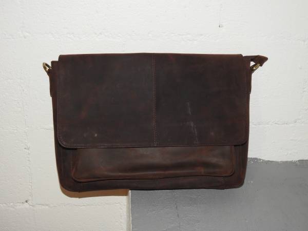 Brown Leather Satchel 1